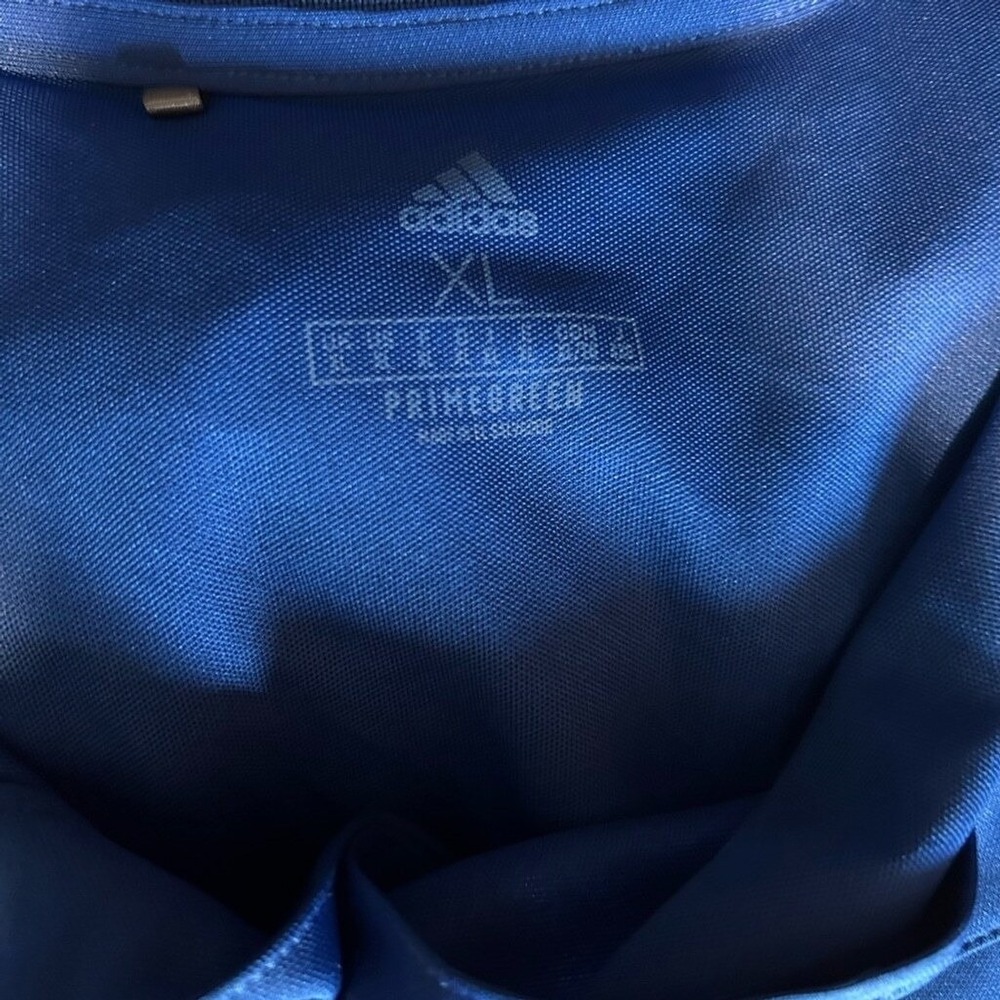 Adidas Golf Polo Shirt Royal Blue‎ Mens Short Sleeve Athleisure - Picture 4 of 5